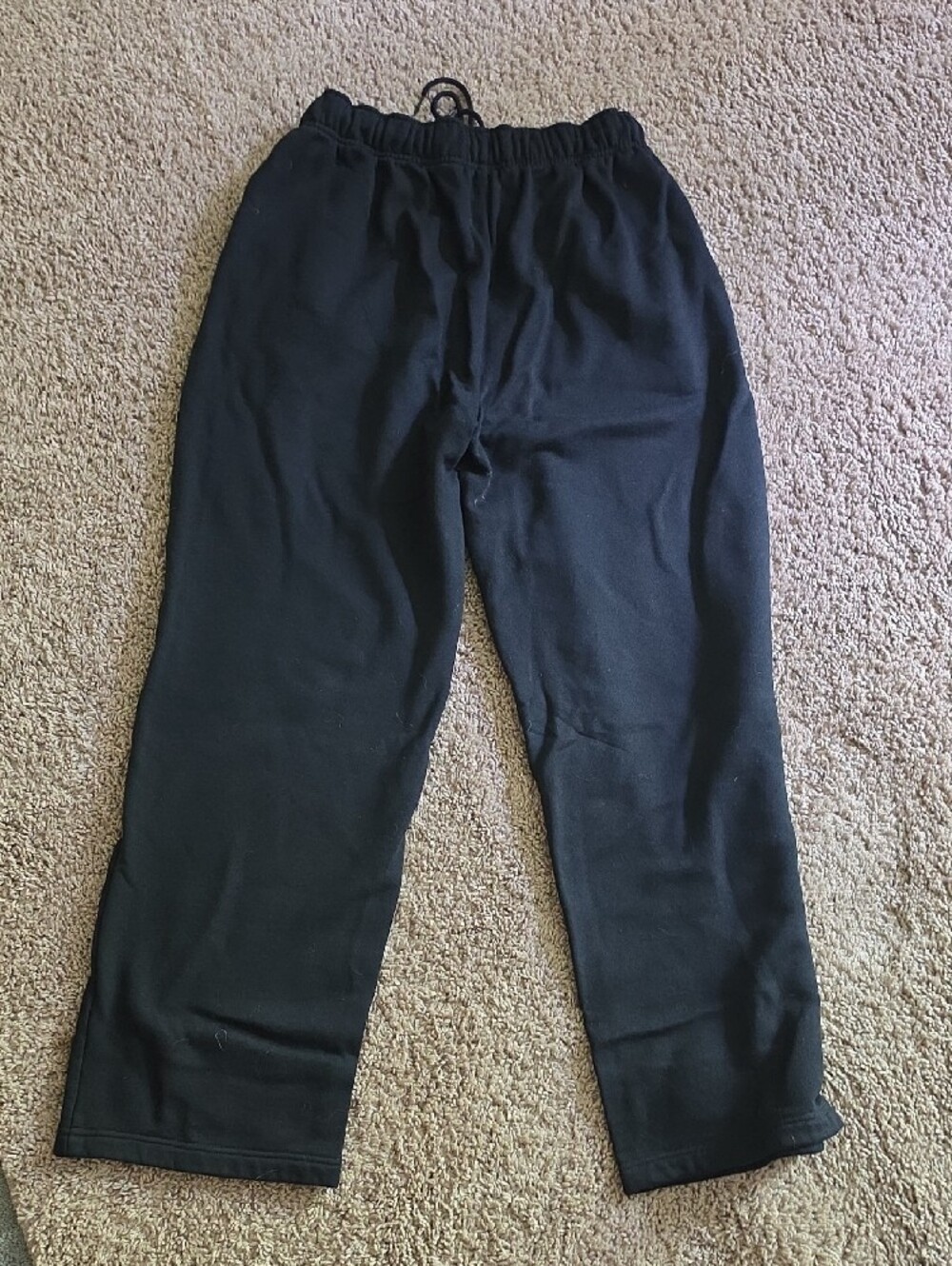 Alo Black Logo Crewneck Sweatshirt & Sweatpants Straight Leg Set Size Medium - Picture 8 of 8